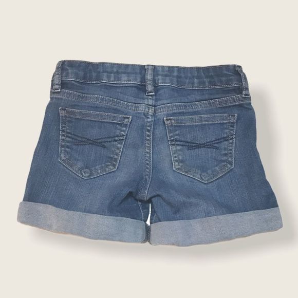 🌺 GAP Kids Indigo Midi Jean Shorts - Picture 3 of 5